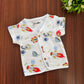 Muslin Half sleeve Button Jabla - Pack of 5 (Random)