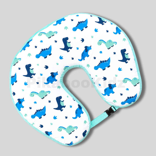 Feeding Pillow with buckle – Blue Dino