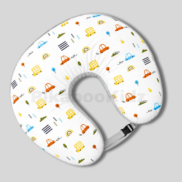 Feeding Pillow with buckle – Grey