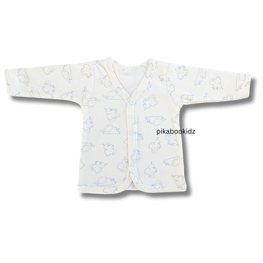 Organic cotton Full sleeve Jabla 0-3M - Elephants