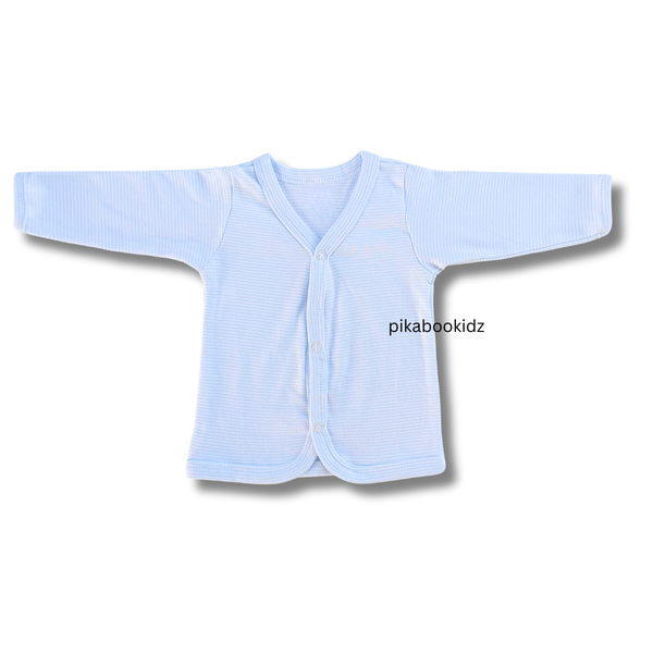 Organic cotton Full sleeve Jabla 0-3M - Stripes Blue