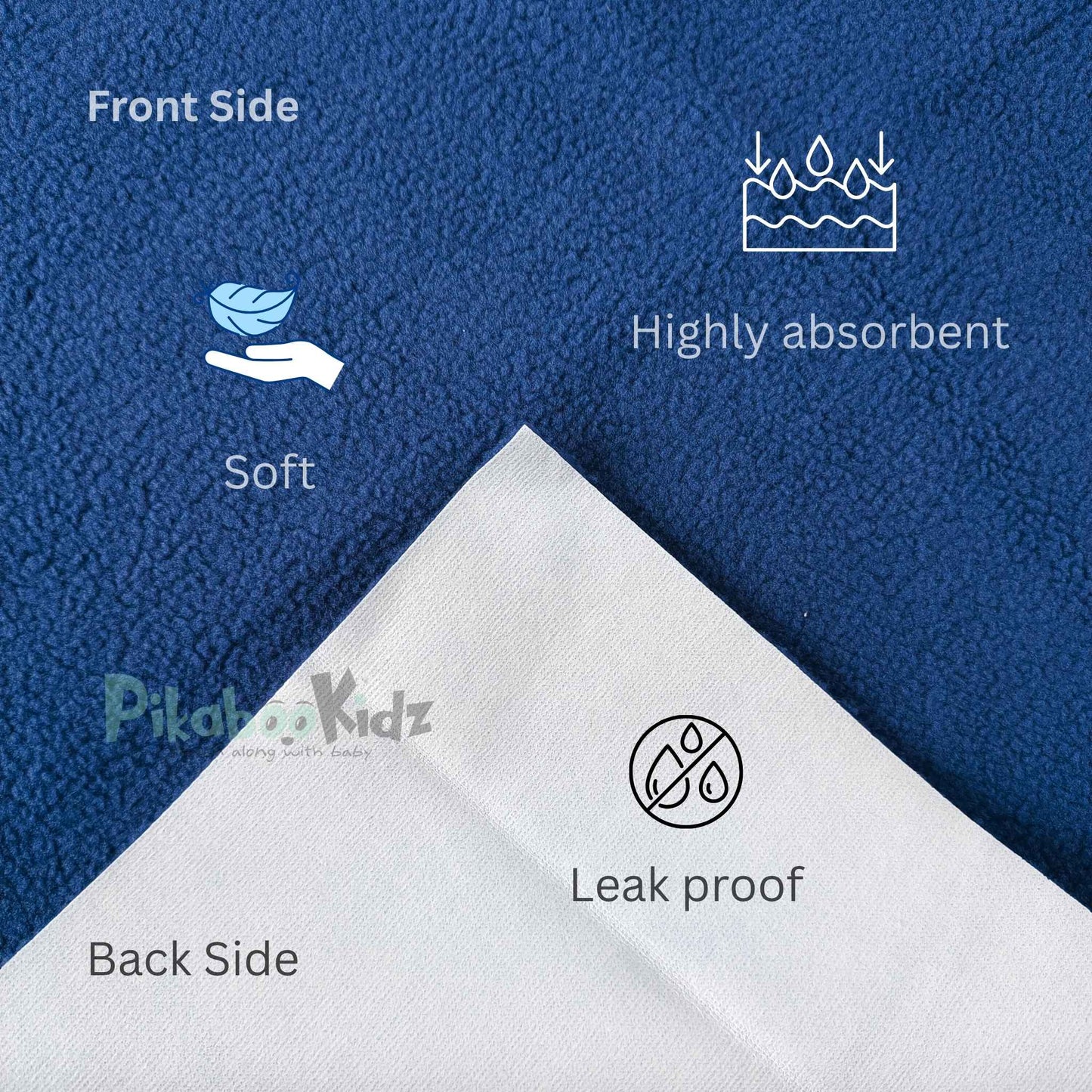 Dry Sheets - S (Navy Blue) – Pikaboo Kidz