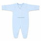 Footed Rompers 0-3M - SkyBlue
