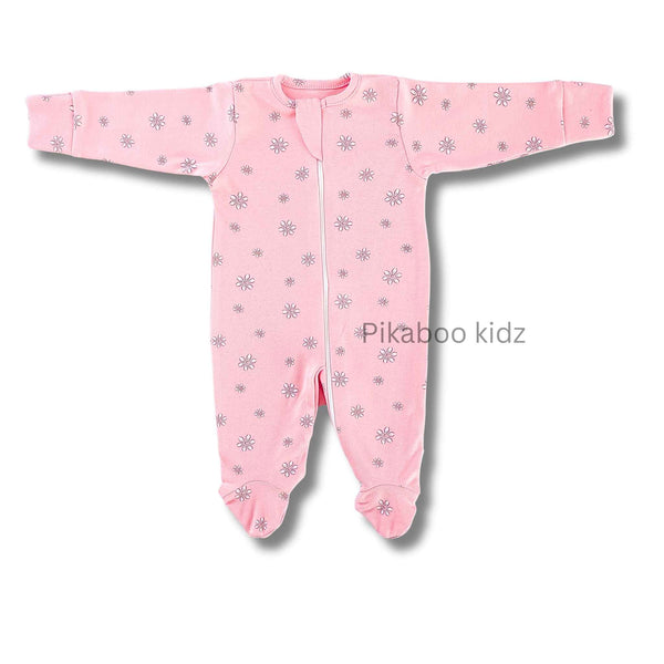 Full Footed Zipper Rompers 0-3M - 3 Combo (5) - alt view