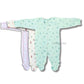 Full Footed Zipper Rompers 0-3M - 3 Combo (2)