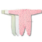 Full Footed Zipper Rompers 0-3M - 3 Combo (5)