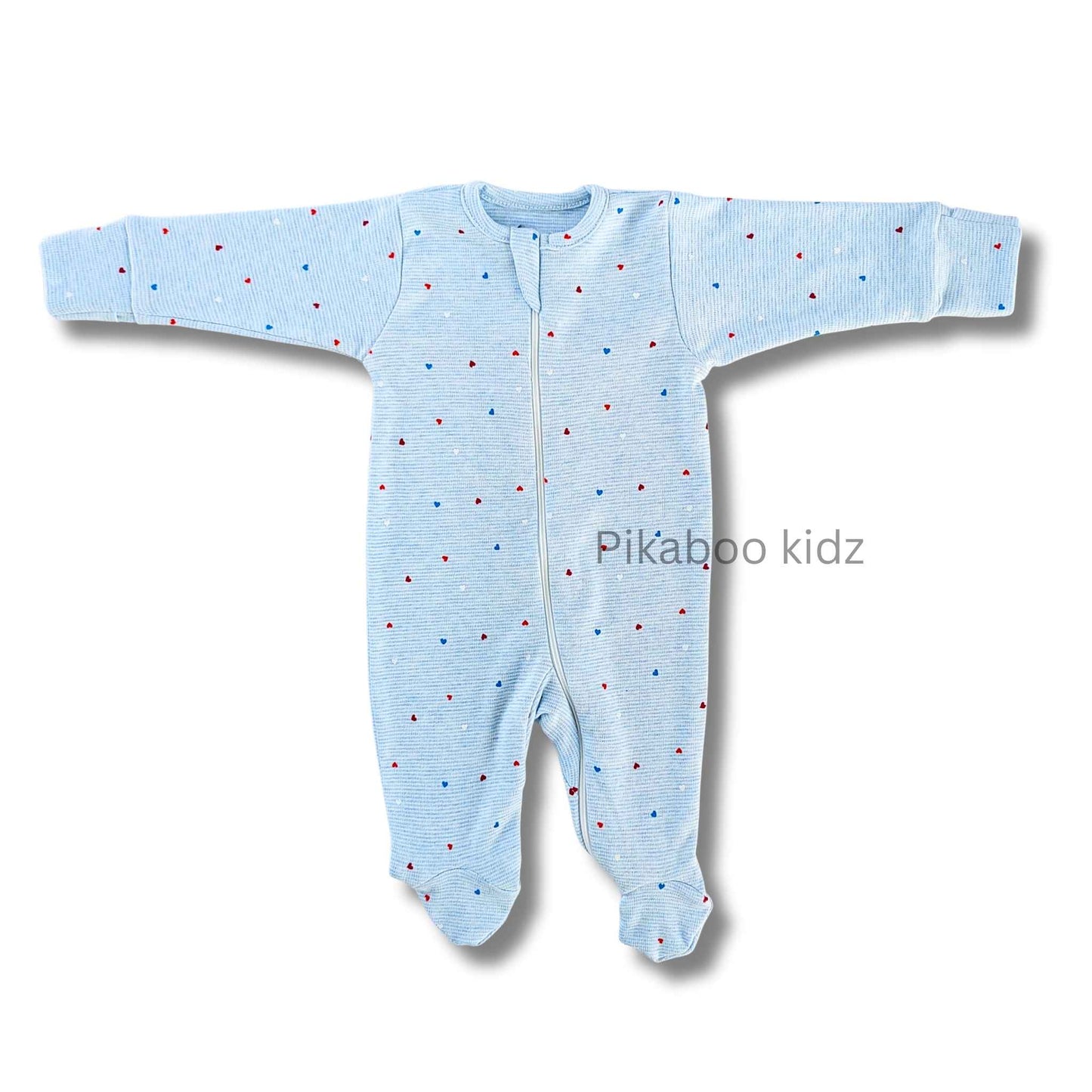 Full Footed Zipper Rompers 0-3M - 3 Combo (3)