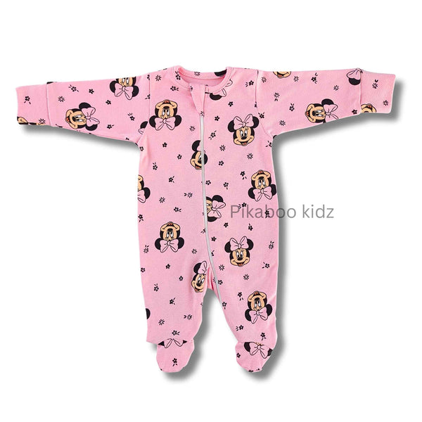 Full Footed Zipper Rompers 0-3M - 3 Combo (4) - alt view