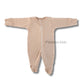 Footed Rompers 0-3M - Cream