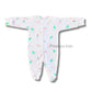 Footed Rompers 0-3M - Flowers