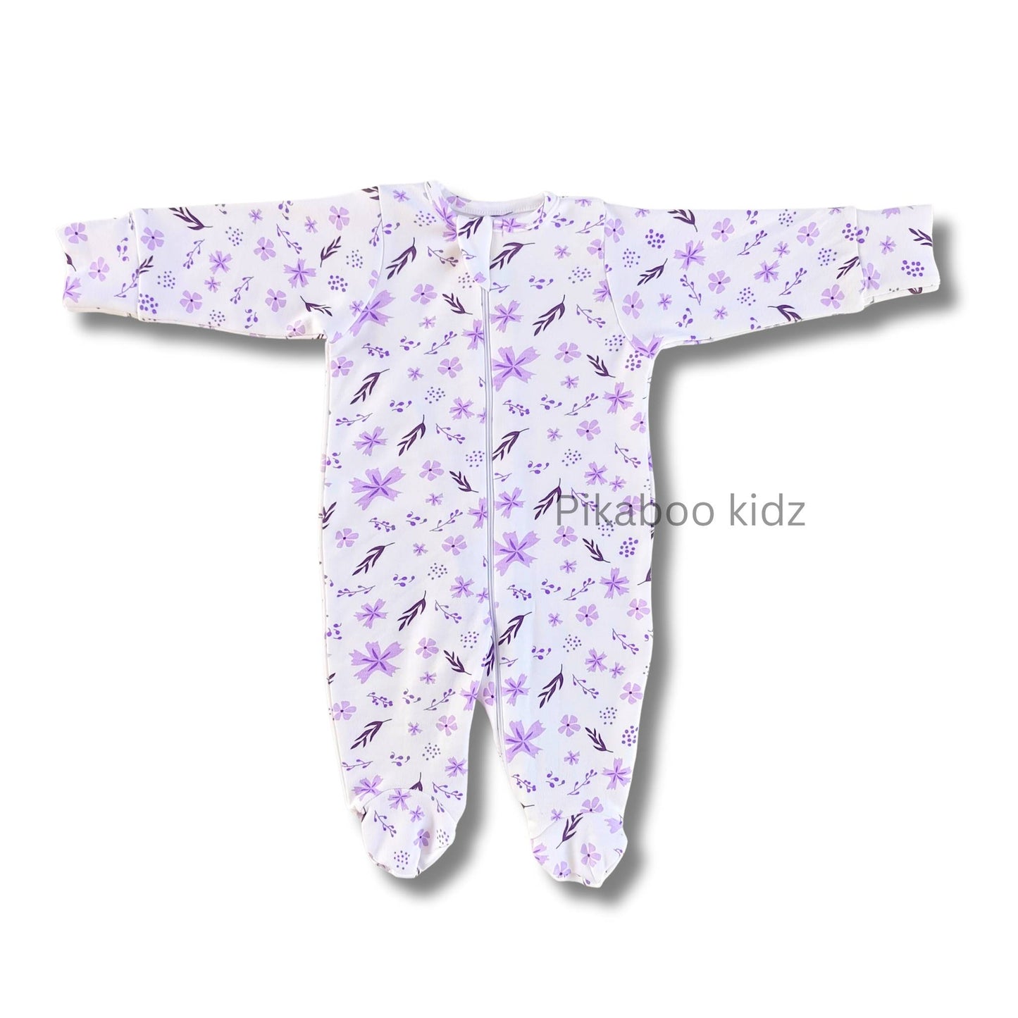 Full Footed Zipper Rompers 0-3M - 3 Combo (2)