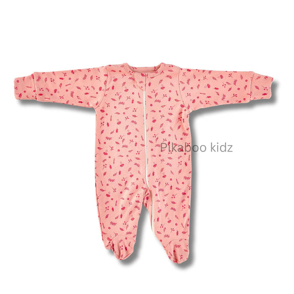 Footed Rompers 0-3M - Floral