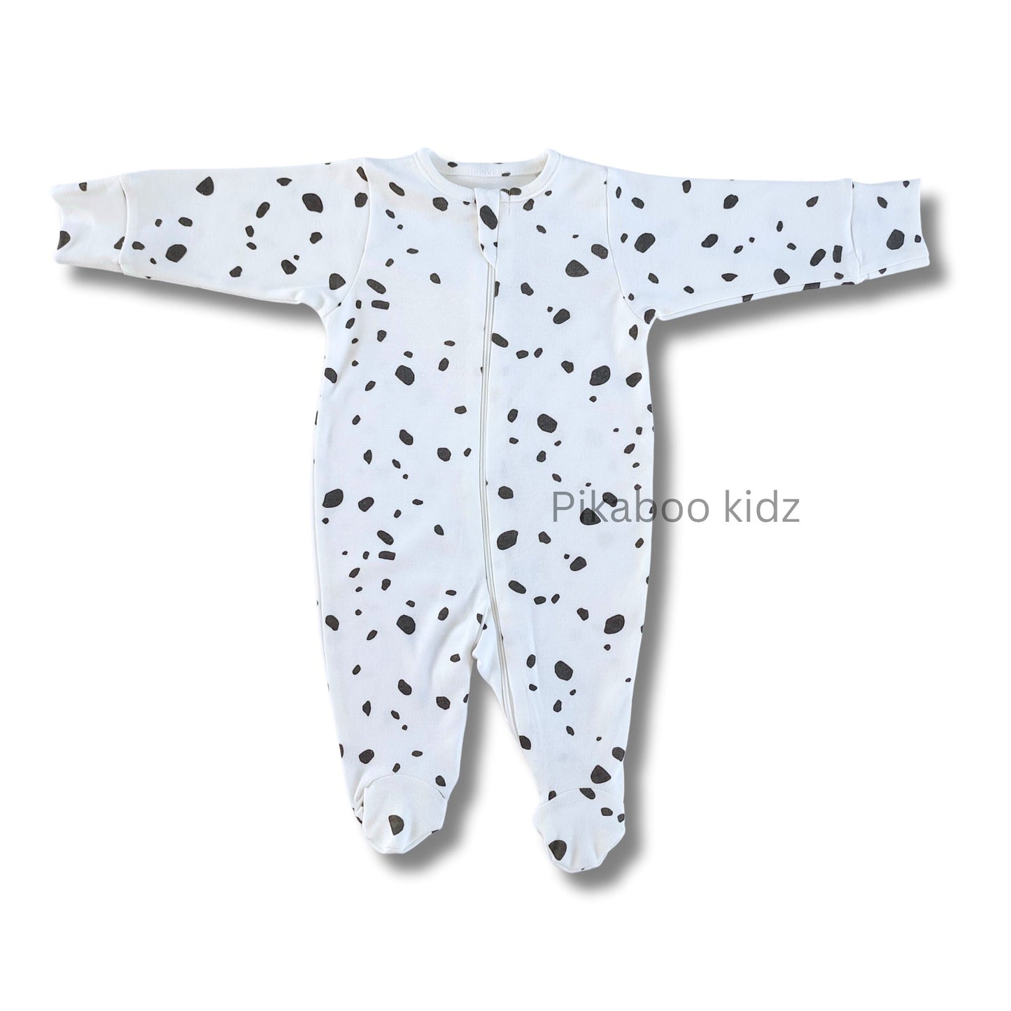 Full Footed Zipper Rompers 0-3M - 3 Combo (4)
