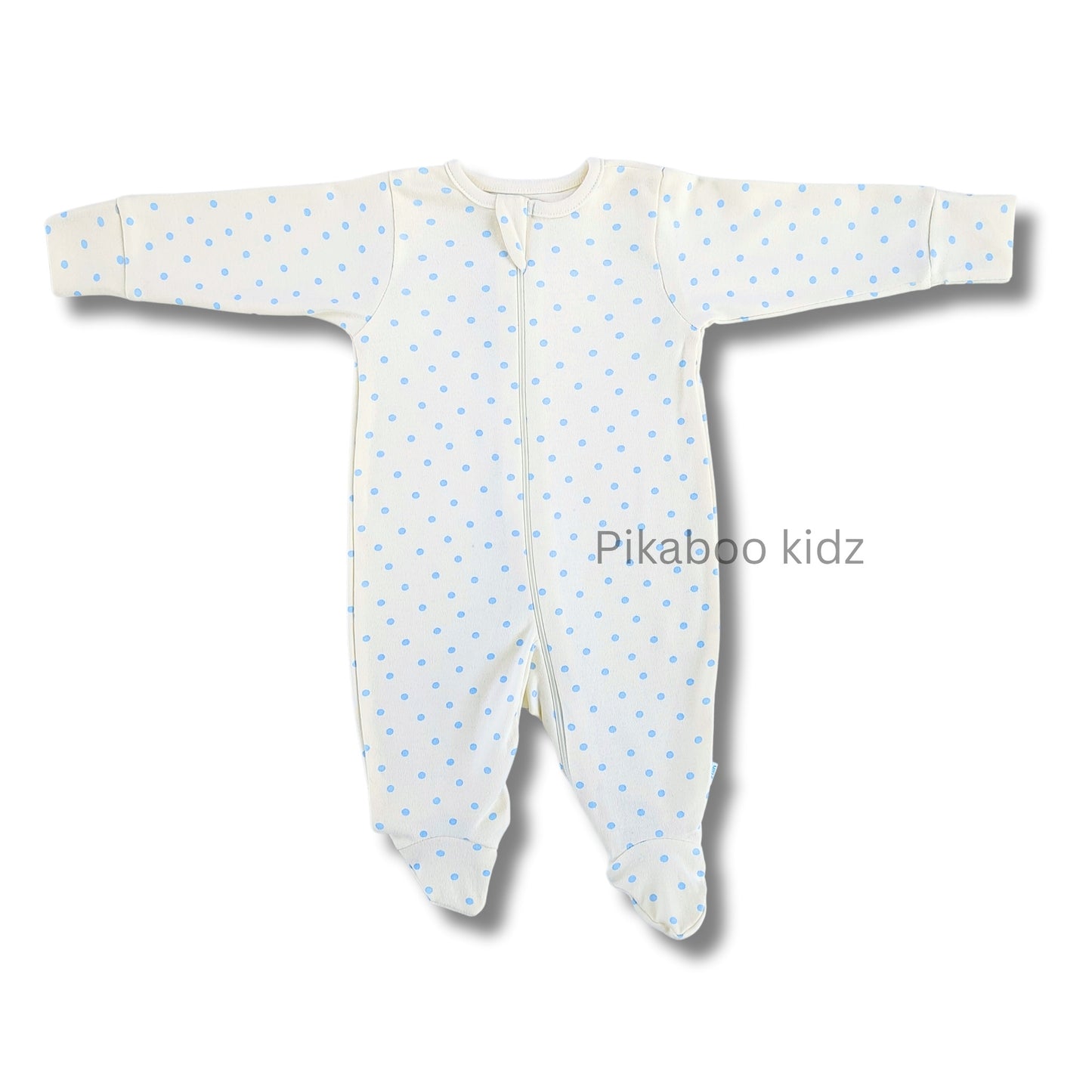 Full Footed Zipper Rompers 0-3M - 3 Combo (2)