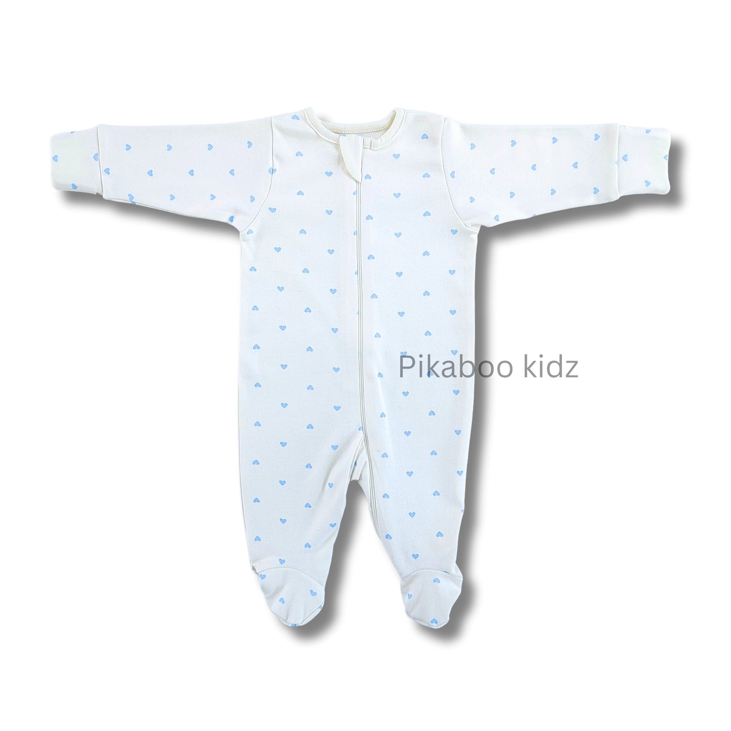 Full Footed Zipper Rompers 0-3M - 3 Combo (5)