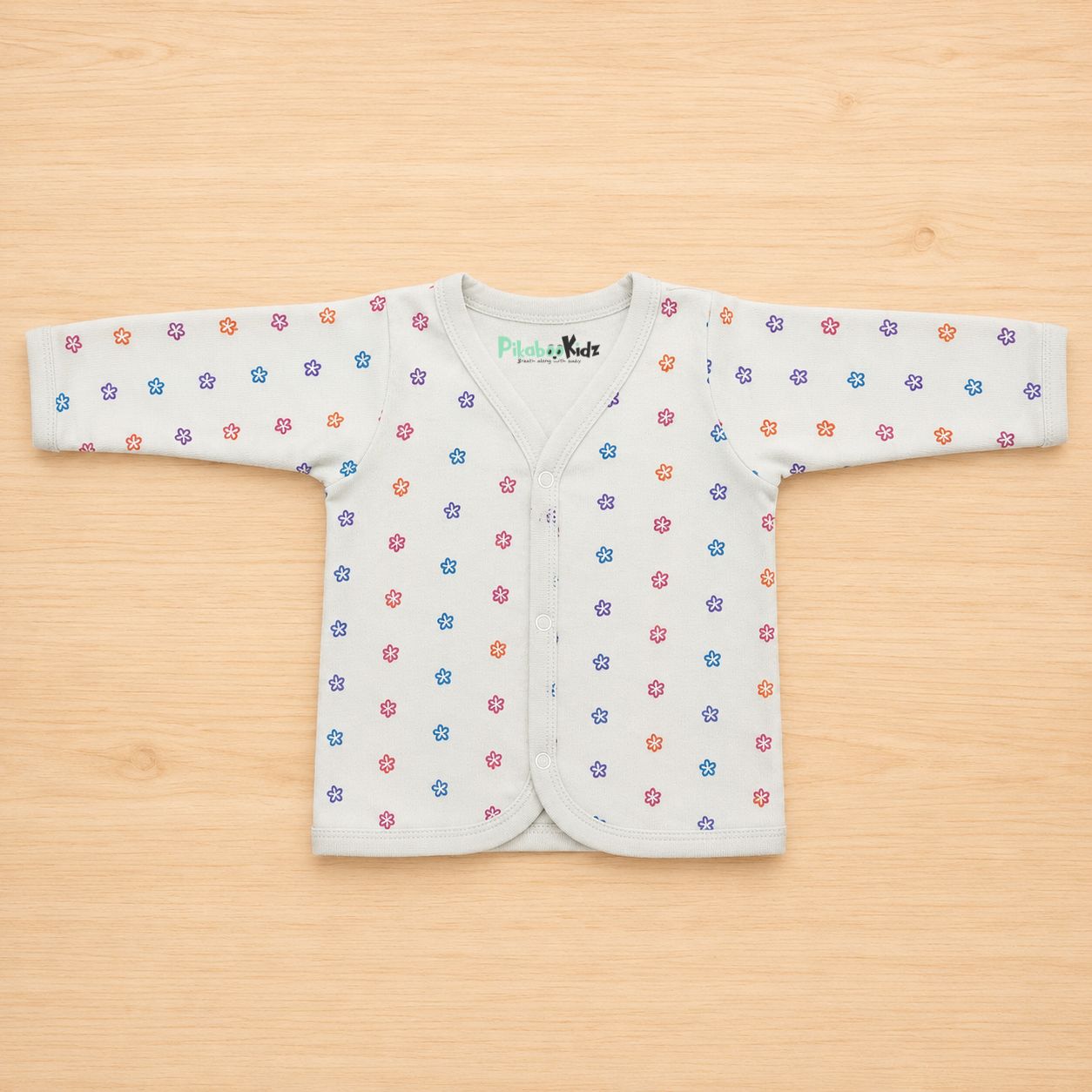 Cotton Full sleeve Jabla 3-6M - Grey