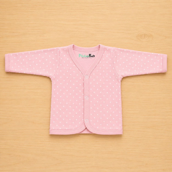 Cotton Full sleeve Jabla 3-6M - Pink
