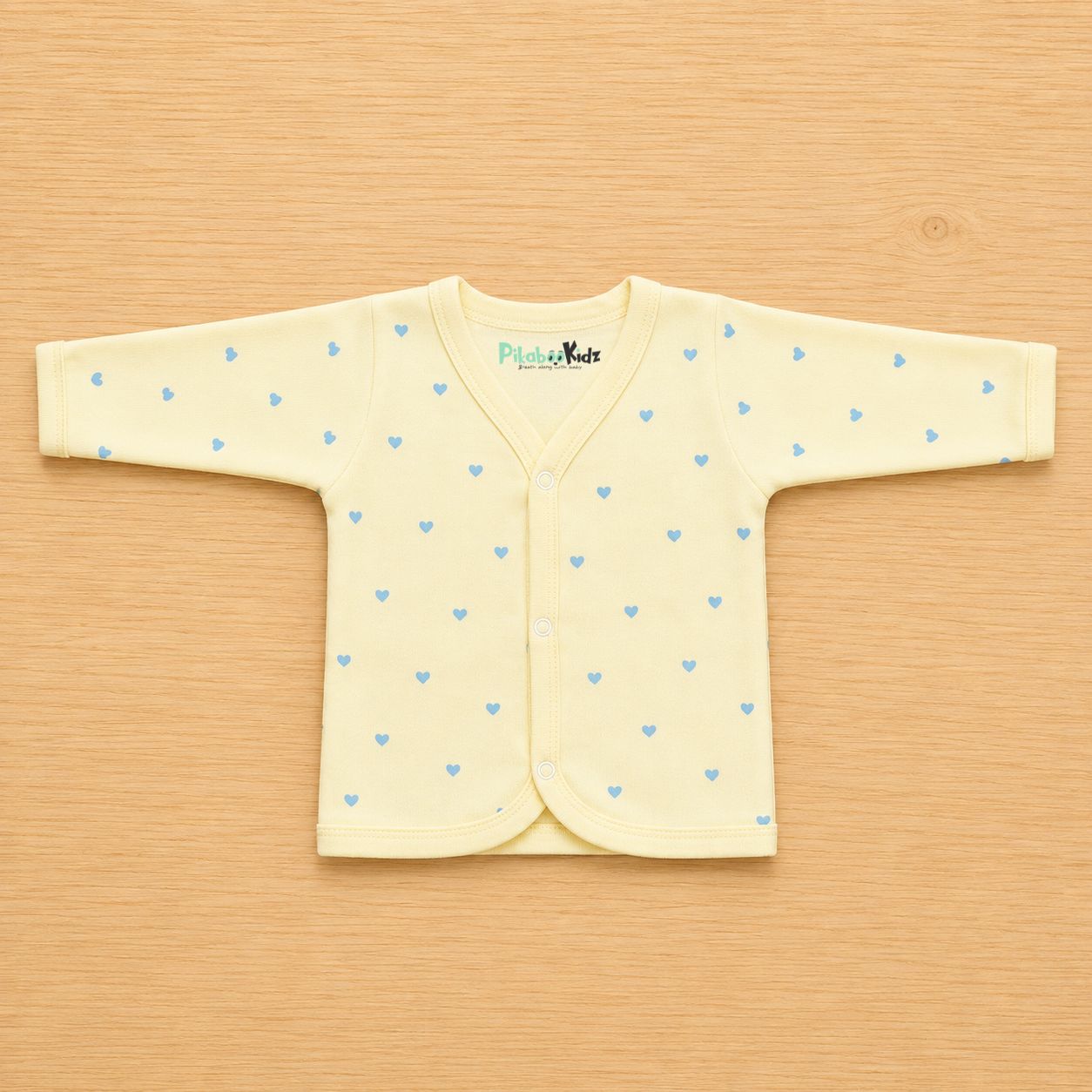 Cotton Full sleeve Jabla 3-6M - Hearts