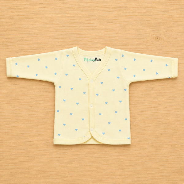 Cotton Full sleeve Jabla 3-6M - Hearts