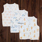 Muslin Button Jabla 0-3M Combo of 3 Pack