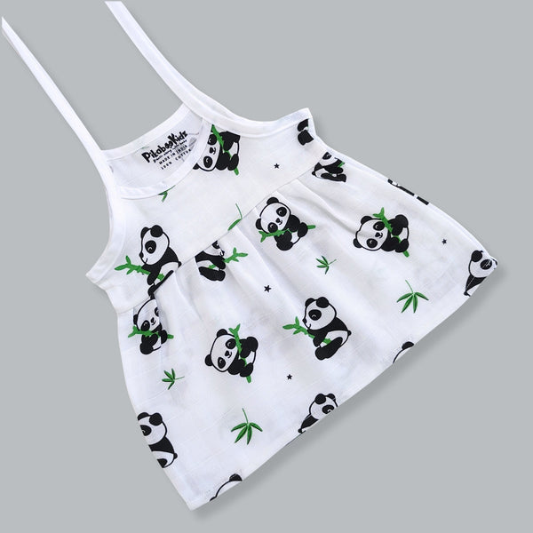 Knot Frock 0-3M – Panda