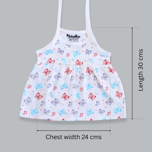 Knot Frock 0-3M – Elephants