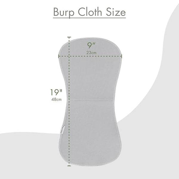 Muslin Burp Cloth – Penguins - alt view