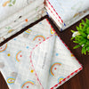 2 Layer Muslin Blanket in 85*85 cm - Rainbow