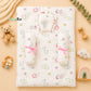 Muslin bed with Bolsters and pillow