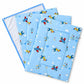 3 in 1 Reusable Muslin Diaper Mat - Flights