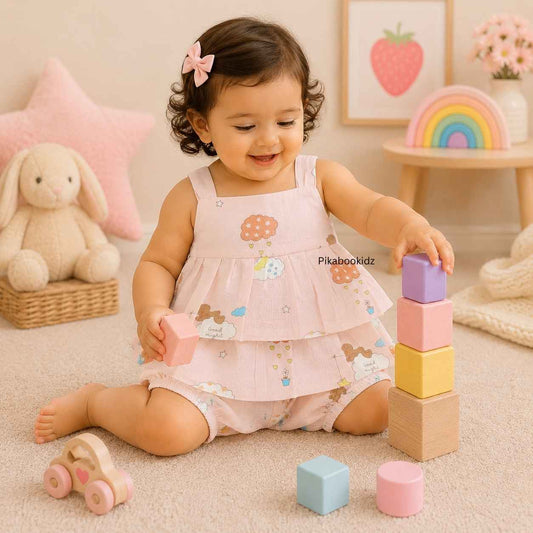 Muslin babygirl coords - Dreamy teddy