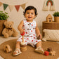 Muslin Vest & Shorts Set - Butterfly