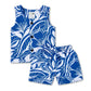 Muslin Vest & Shorts Set - Florals