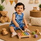 Muslin Vest & Shorts Set - Florals