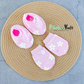 Mittens Booties Set – Pink Flowers