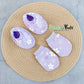 Mittens Booties Set – Purple Flowers