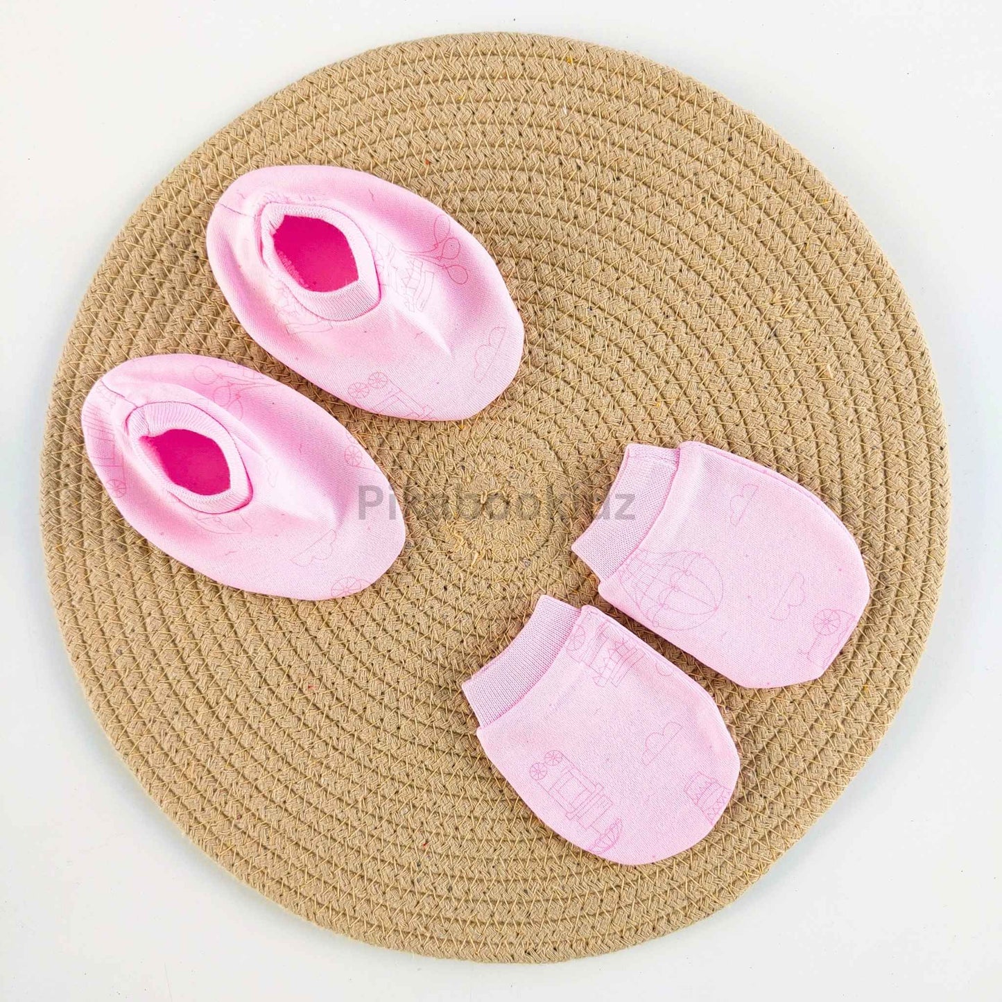 Mittens Booties Set – Pink