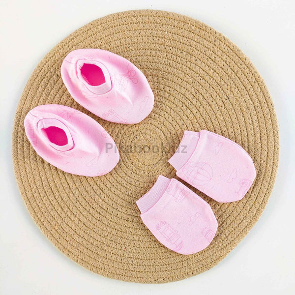 Mittens Booties Set – Pink