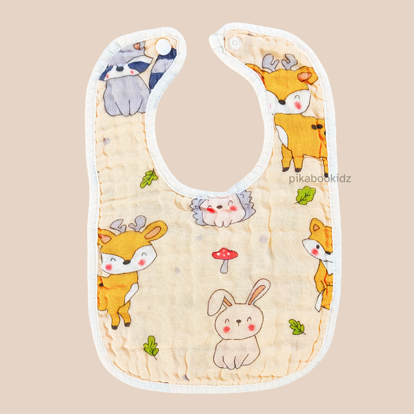 Muslin Bibs Combo Pack of 3 (Assorted) - alt view