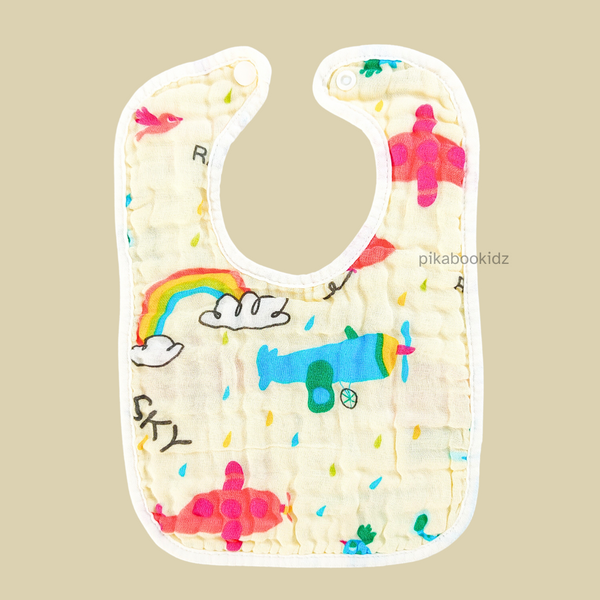 Muslin Bib - Rainbow