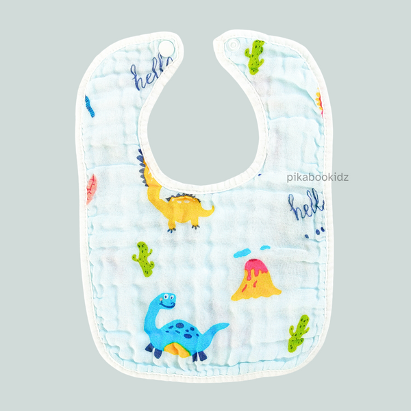 Muslin Bib - Dino