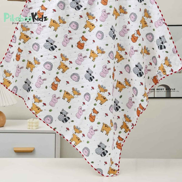 2 Layer Muslin Blanket in 85*85 cm - Deer - alt view