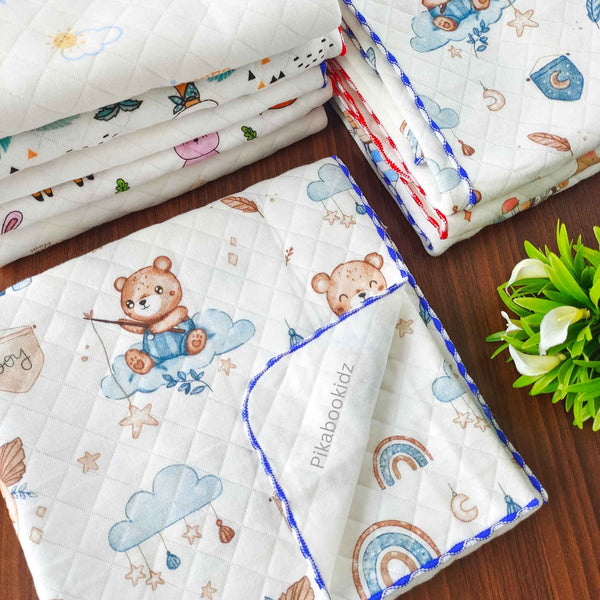 2 Layer Muslin Blanket in 85*85 cm - Romber teddy