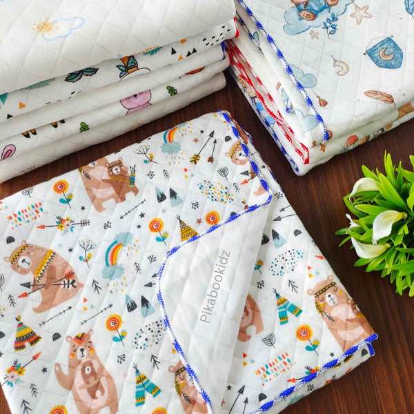 2 Layer Muslin Blanket in 85*85 cm - Bear