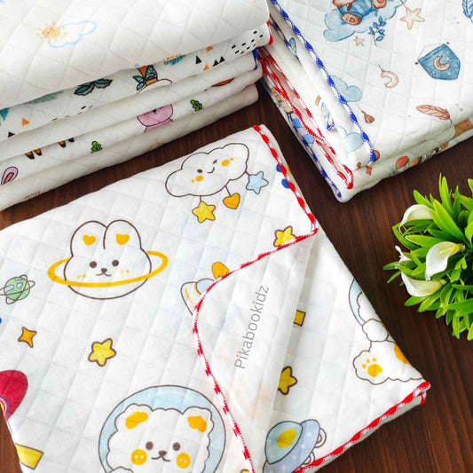 2 Layer Muslin Blanket in 85*85 cm - Space