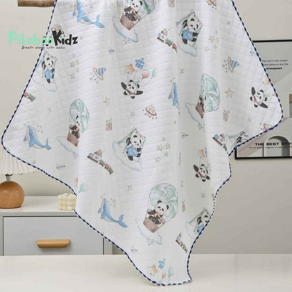 2 Layer Muslin Blanket in 85*85 cm - Panda - alt view