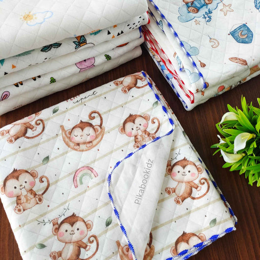 2 Layer Muslin Blanket in 85*85 cm - Monkey