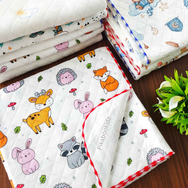2 Layer Muslin Blanket in 85*85 cm - Deer