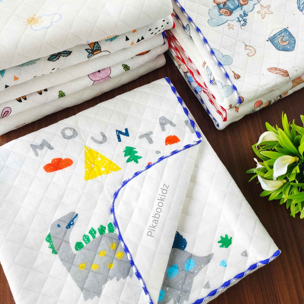 2 Layer Muslin Blanket in 85*85 cm - Dino