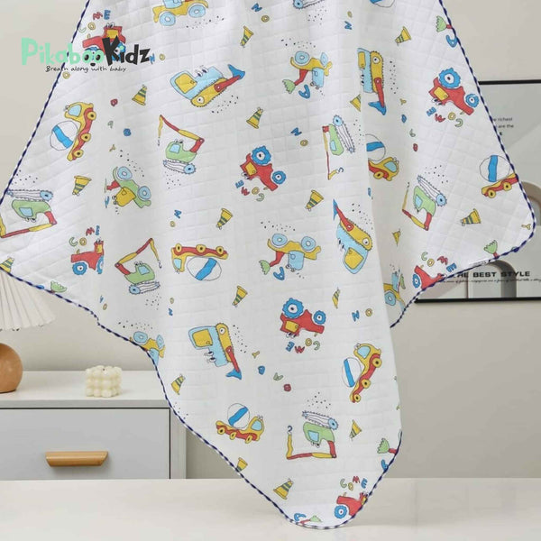 2 Layer Muslin Blanket in 85*85 cm - Heavy vehicles - alt view